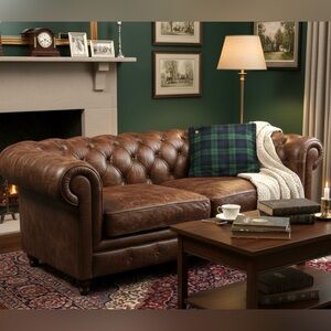 Pier 1  Plaid Pillow Cover | Size: 18 X 18 | Color: Navy/Green